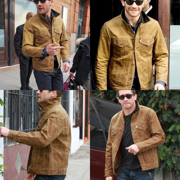 Filson x Levi's Tin Cloth Oil Trucker Jacket Sz S - Picture 4 of 15